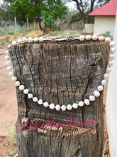 Load image into Gallery viewer, Freshwater Pearl and Silver Bead Necklace