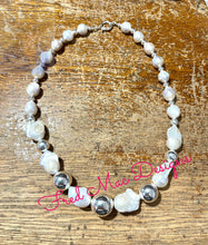 Load image into Gallery viewer, Baroque Pearls &amp; Sterling Silver Balls